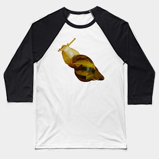 Achatina reticulata low poly style Baseball T-Shirt
